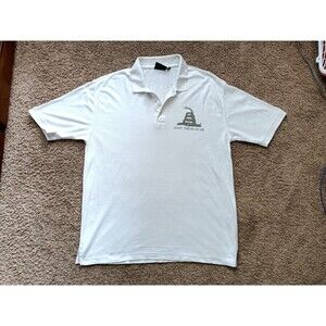 Outer Banks Polo Shirt Men's XL White Short Sleeve